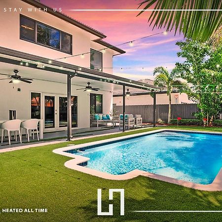 Luxury Beach Oasis - Heated Pool, Game Extravaganza L44 Miami Bagian luar foto